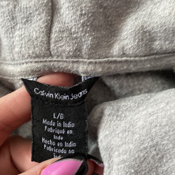 Grey Calvin Klein Jean sweater sweatshirt - Picture 3 of 3